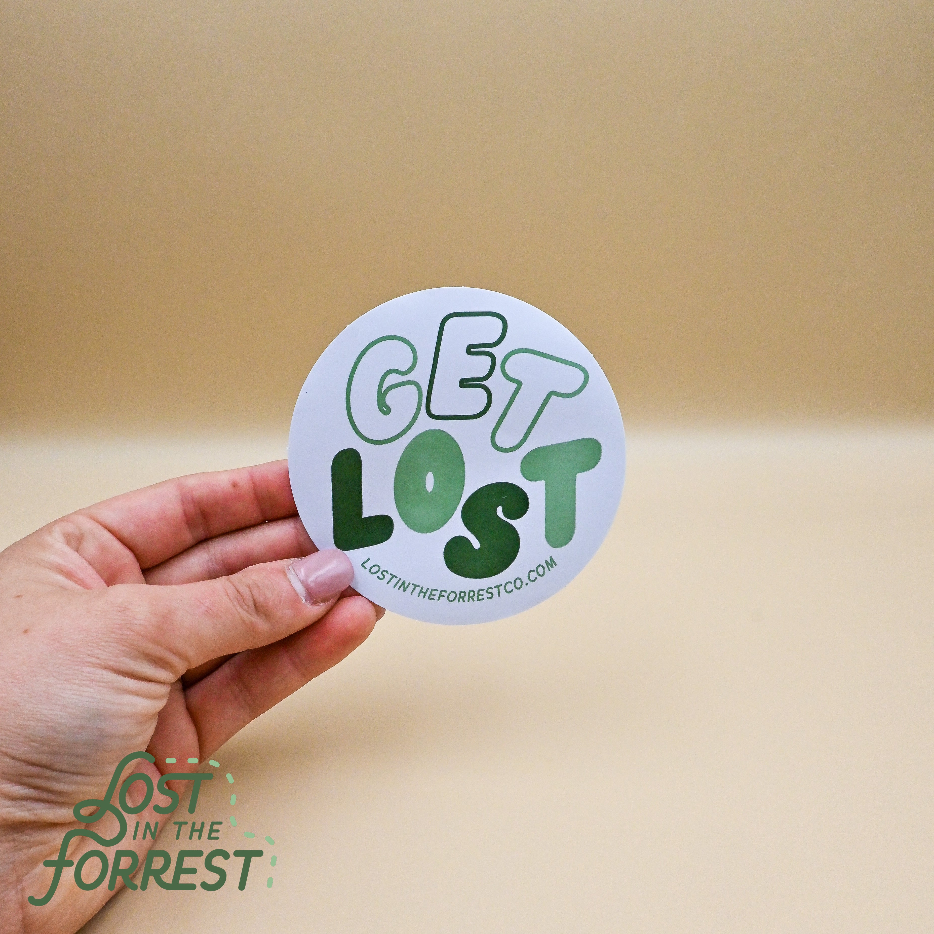 Lost in the Forrest Sticker