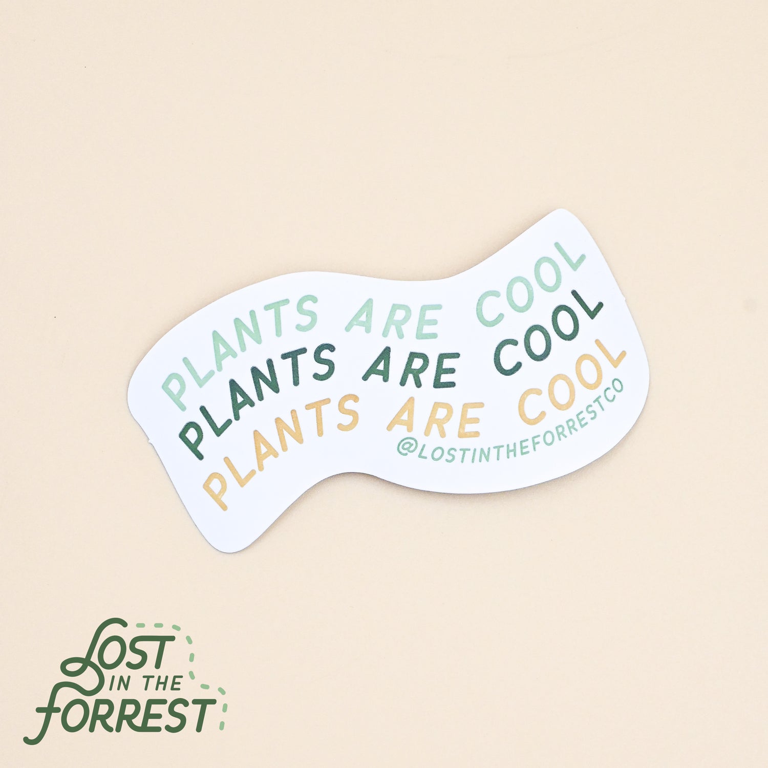 Lost in the Forrest Sticker