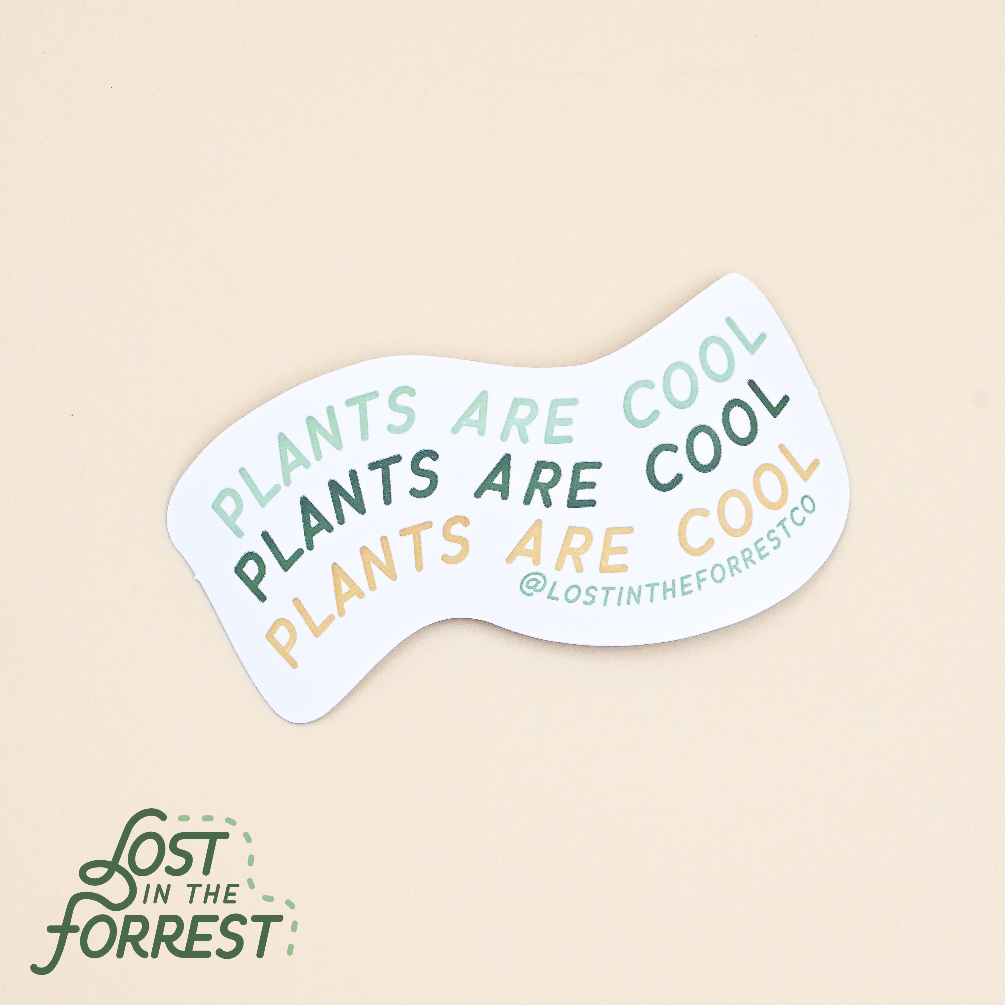 Lost in the Forrest Sticker