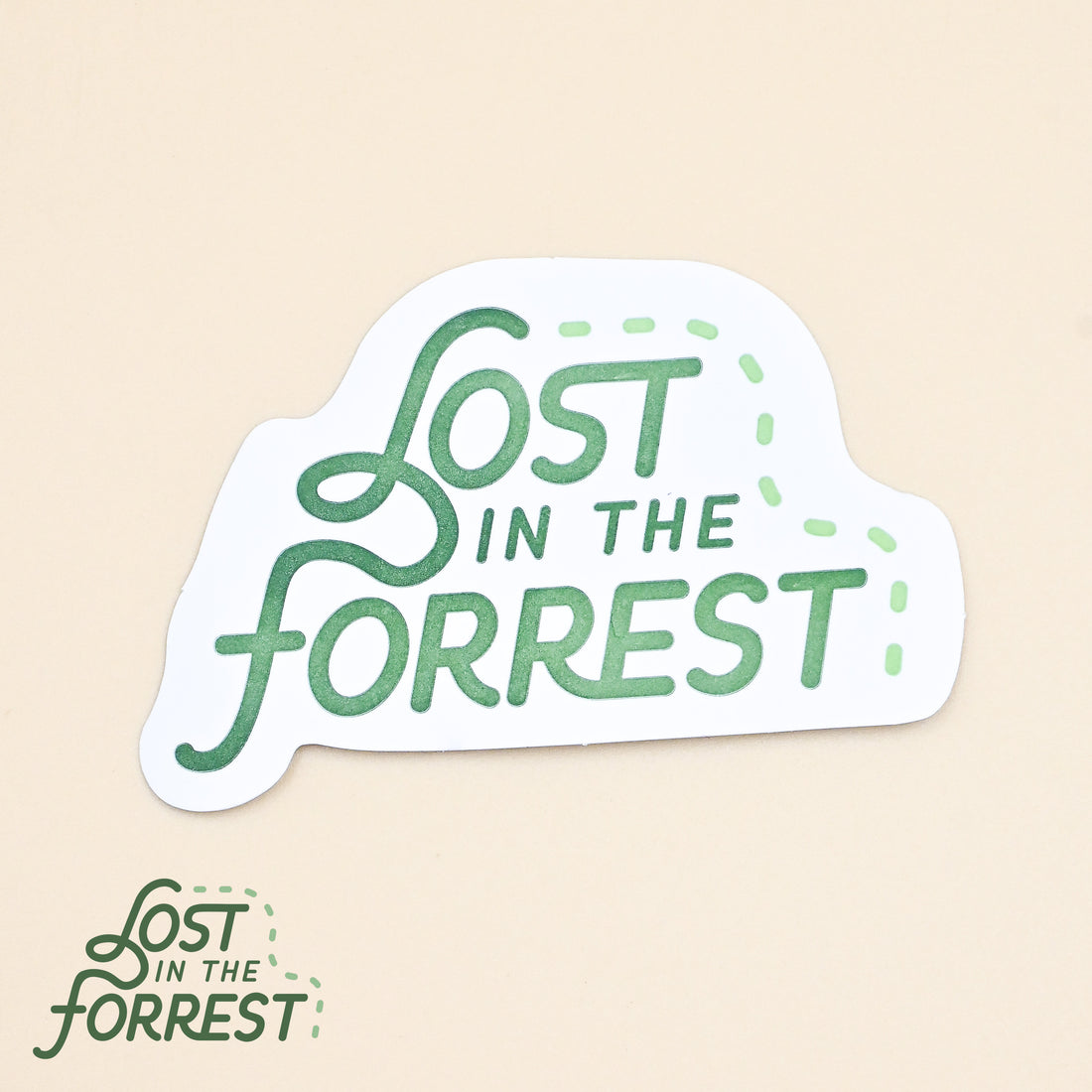 Lost in the Forrest Sticker