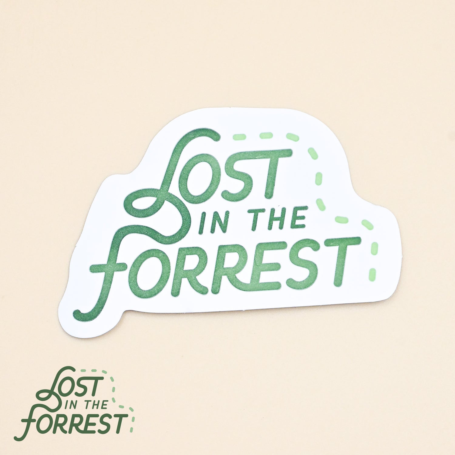 Lost in the Forrest Sticker