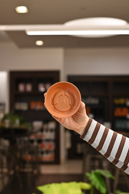 Terracotta Plastic Saucer