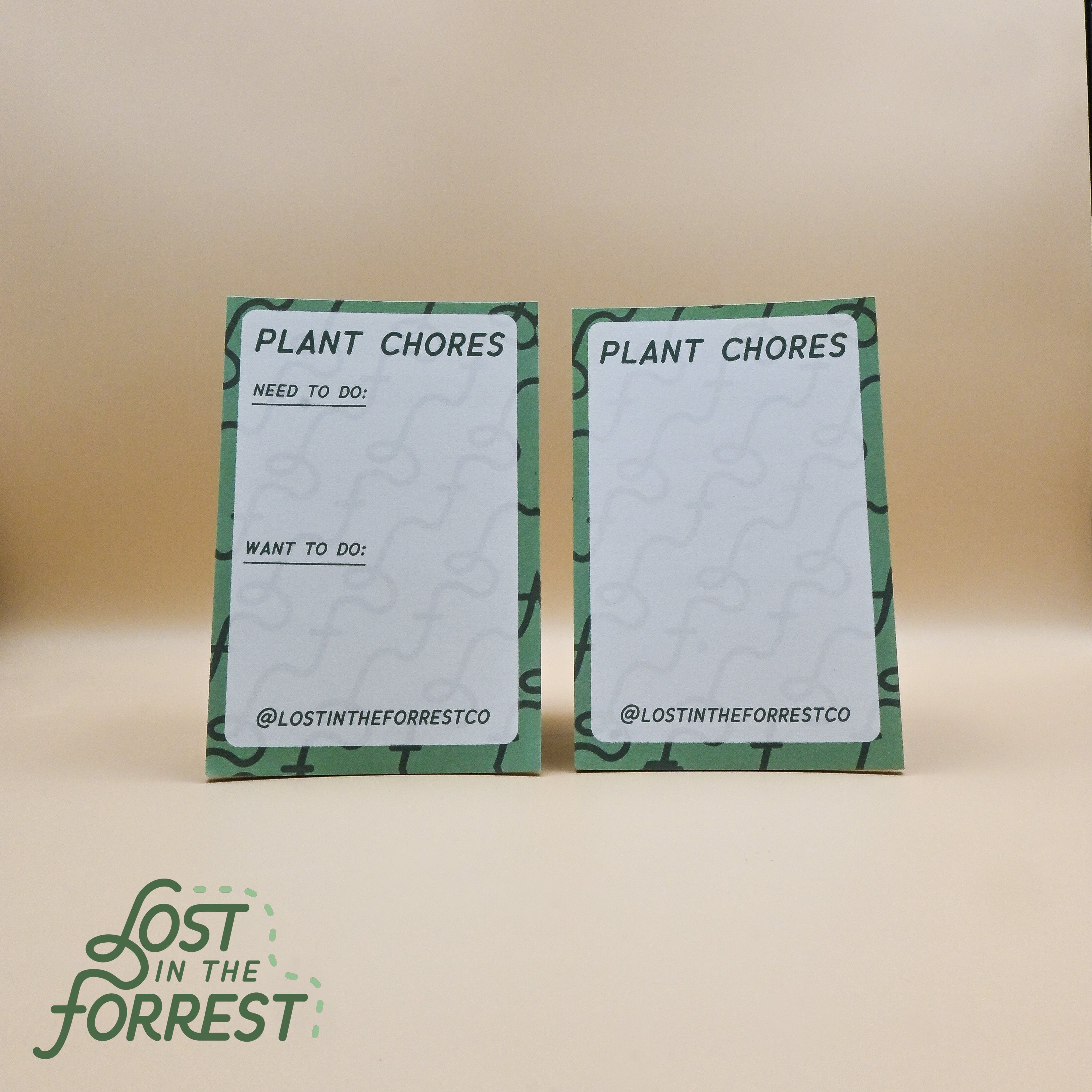LITF "Plant Chores" Sticky Notes