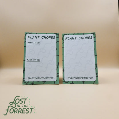LITF "Plant Chores" Sticky Notes