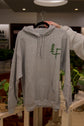 LF Circle Logo (Green on Grey) Hoodie