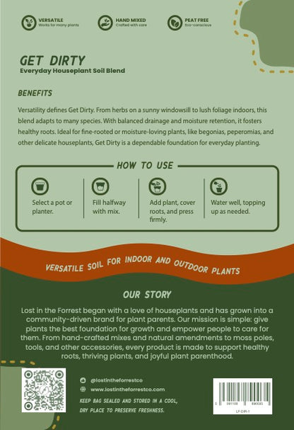 Get Dirty | Everyday Houseplant Soil Blend