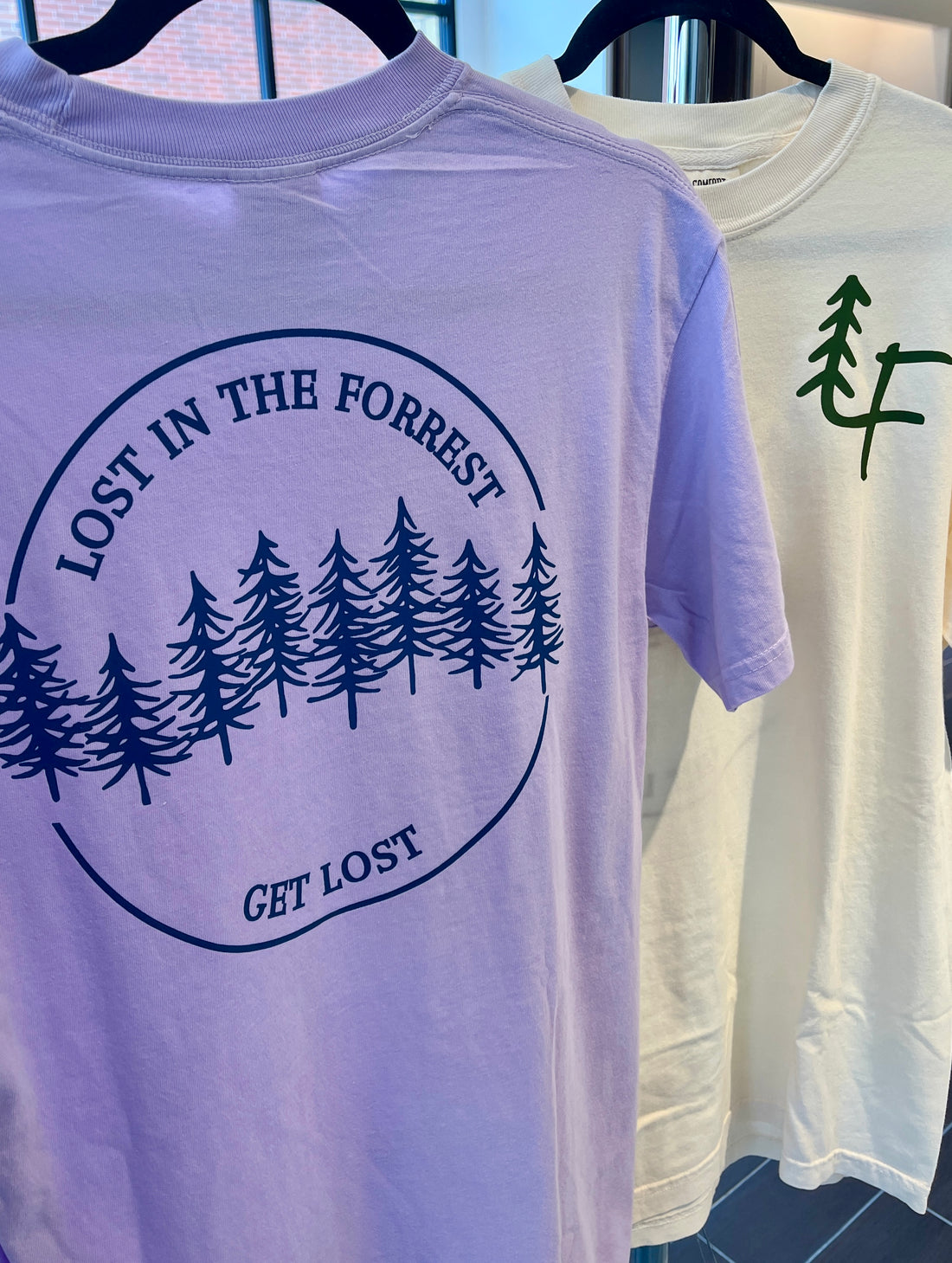 LF Circle TS (green on beige)