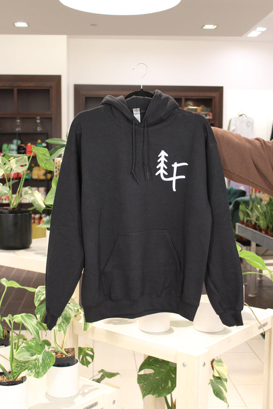LF Circle Logo (White on Black) Hoodie