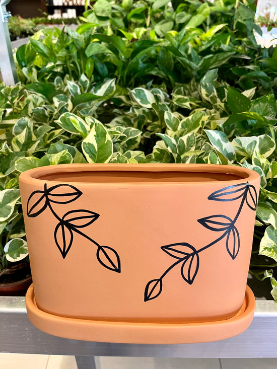 Artfully EW: Hand Painted Terra Cotta Pots