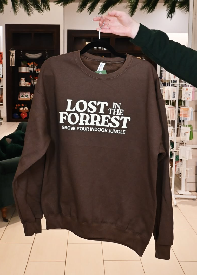 LF Jungle Crewneck (Cream on Brown)