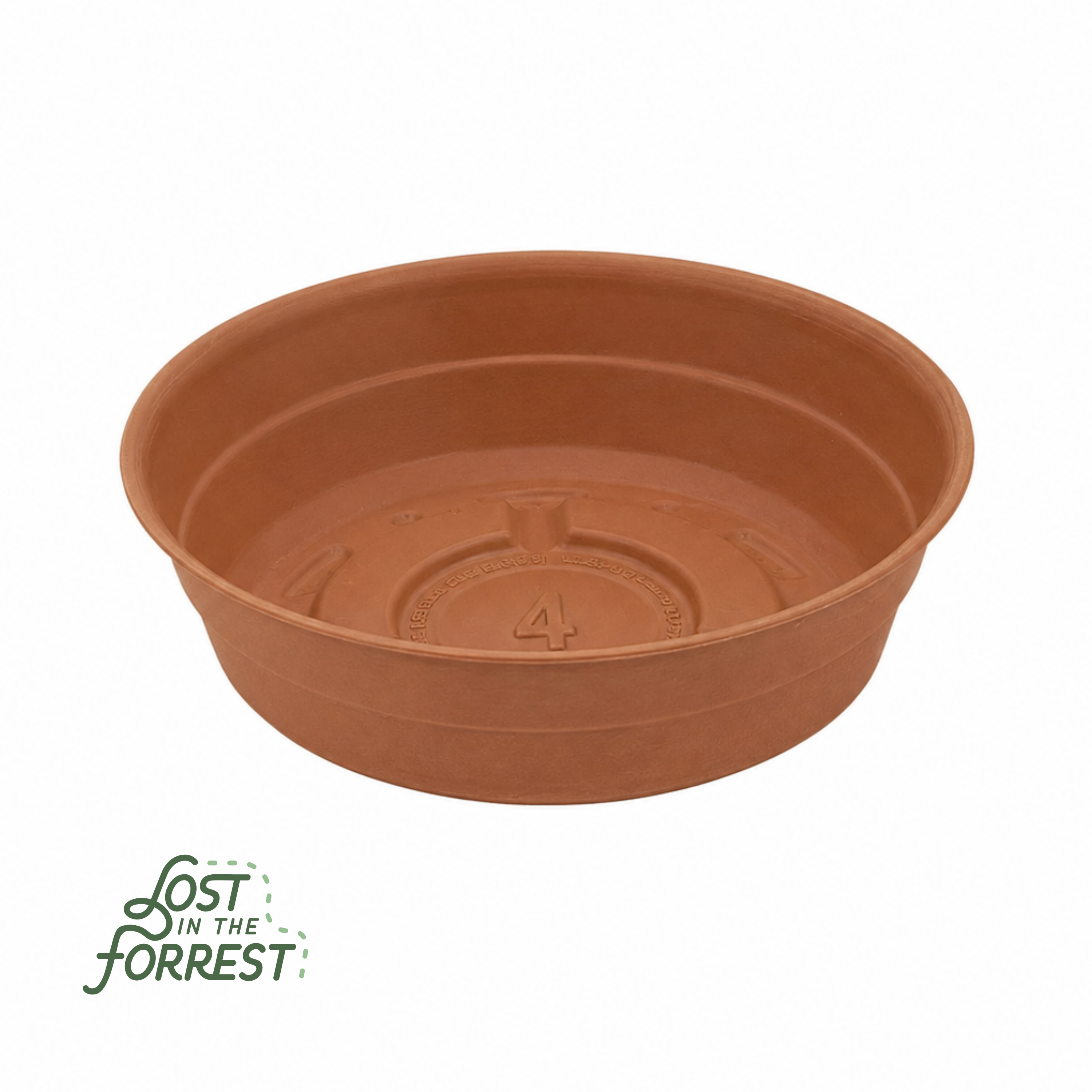 Terracotta Plastic Saucer