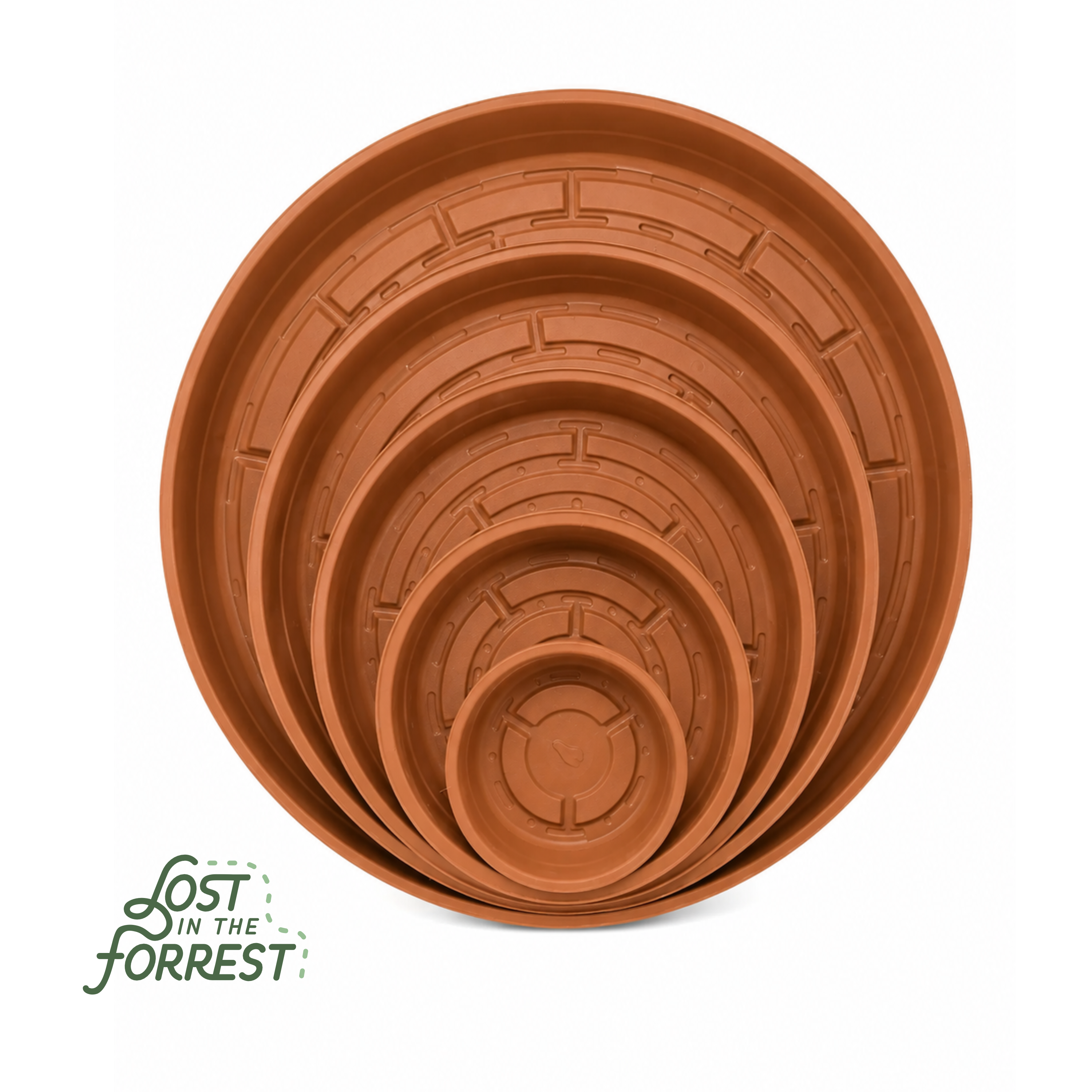 Terracotta Plastic Saucer