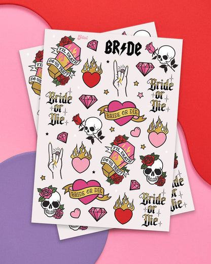 Bachelorette Party Temporary Tattoos, Bridesmaid Favors