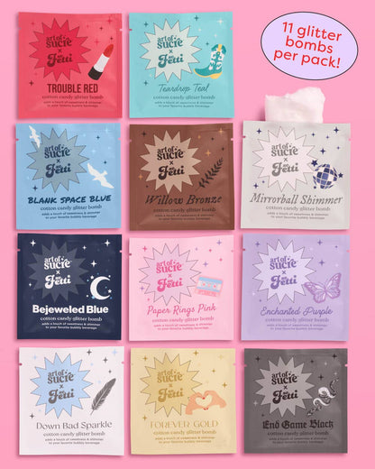 Glitter Bomb Era - 11 cotton candy glitter bombs, Era&