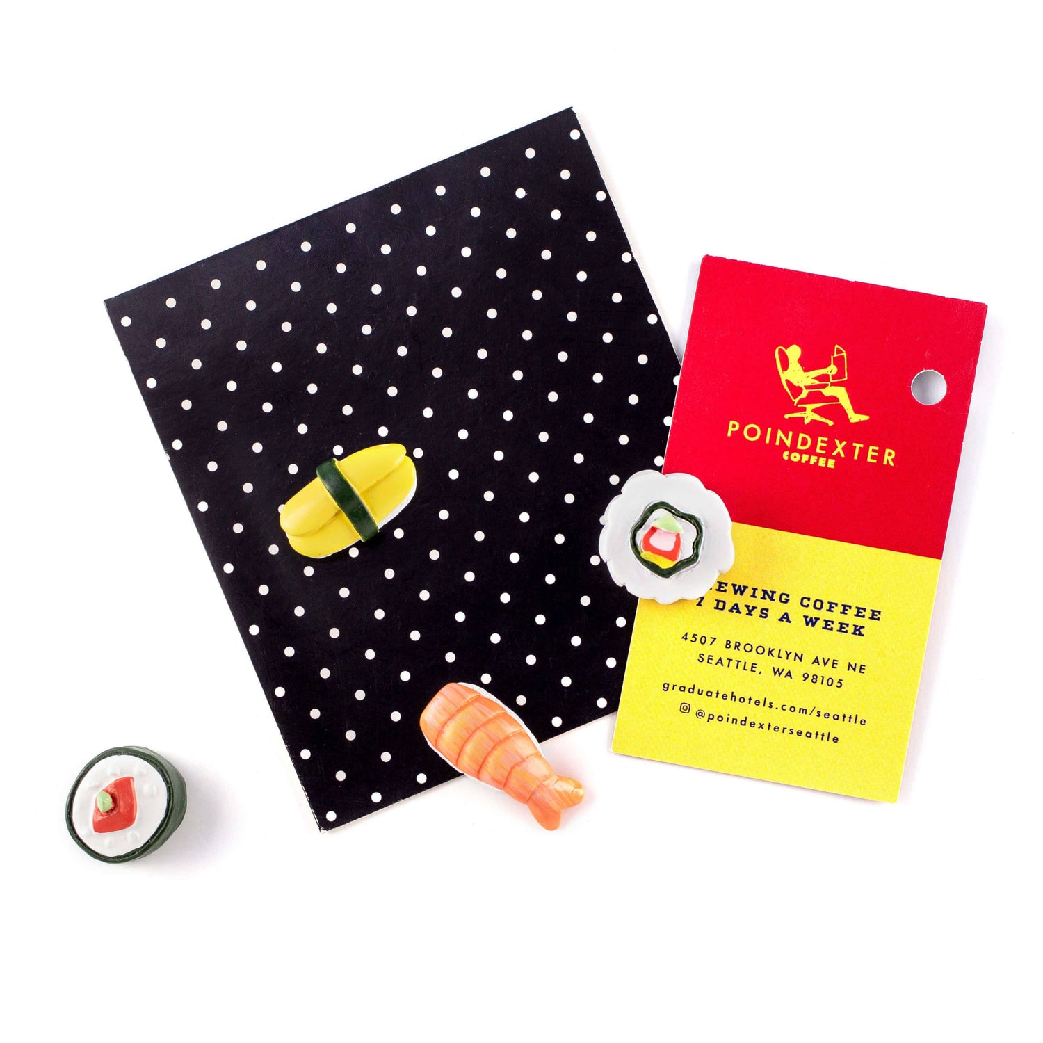 Sushi Magnets 4 pack