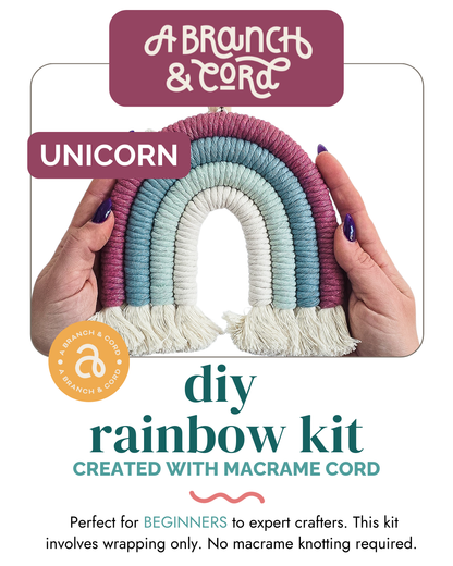 DIY Macrame Rainbow Kit