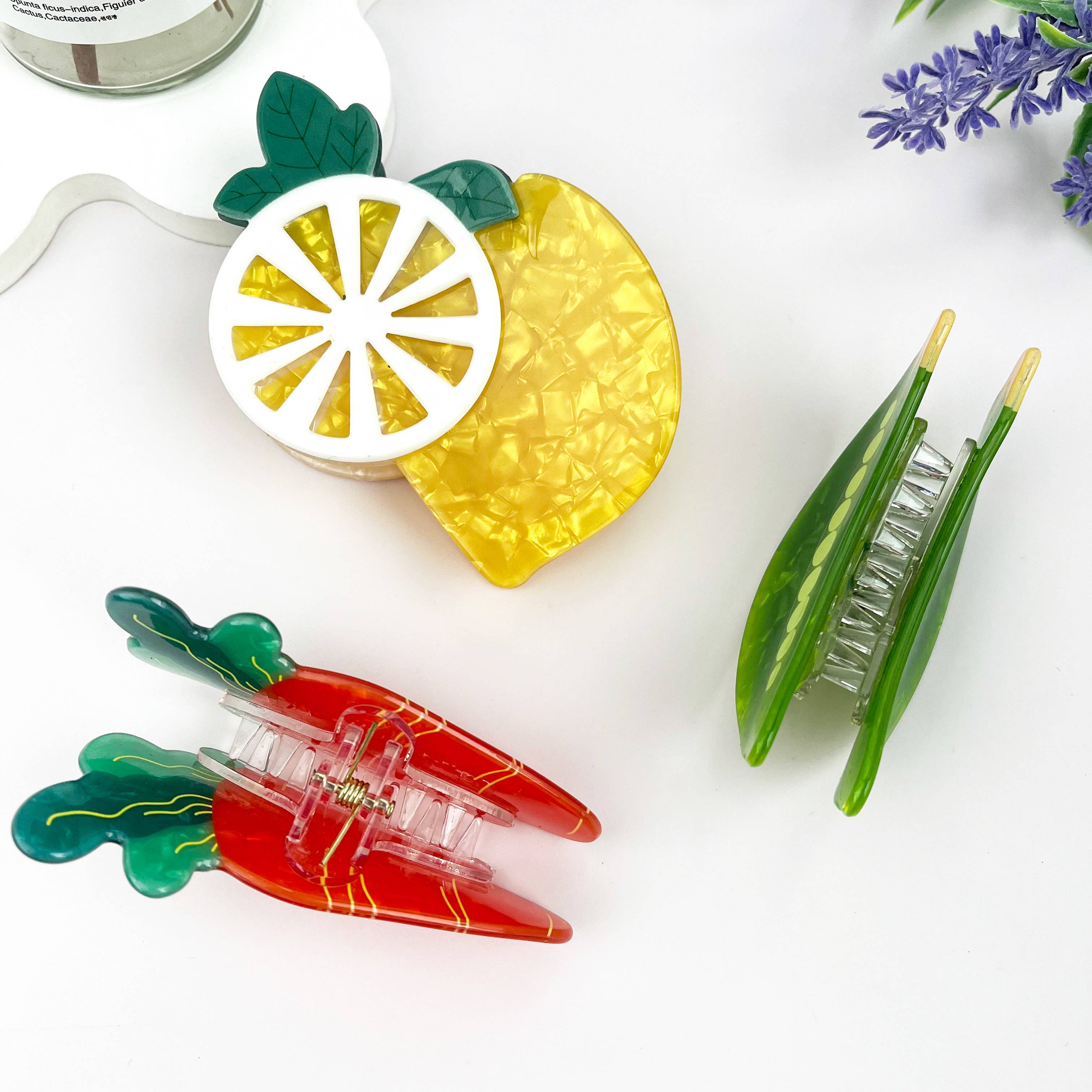 Fun Fruit &amp; Vegetable Claw Clip