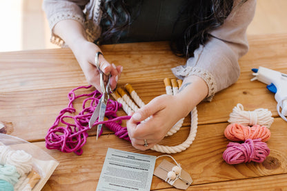 DIY Macrame Rainbow Kit