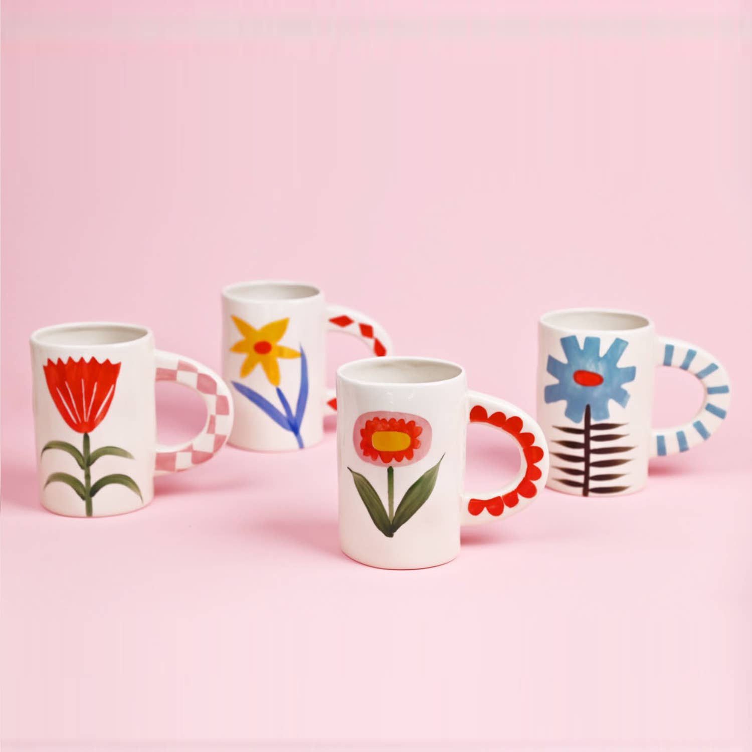 Blue Floral Mug