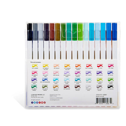 Brush &amp; Fine Line Pens (32 Colors)