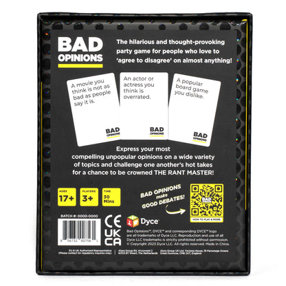 BAD OPINIONS: Hot Takes &amp; Sizzling Debates