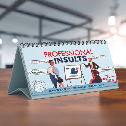 Professional Insults Gag Book