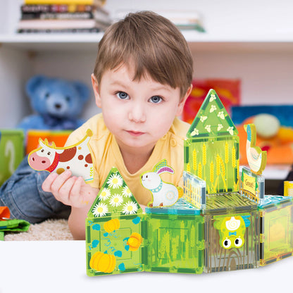 Magnetic Farm Theme Toy Tiles
