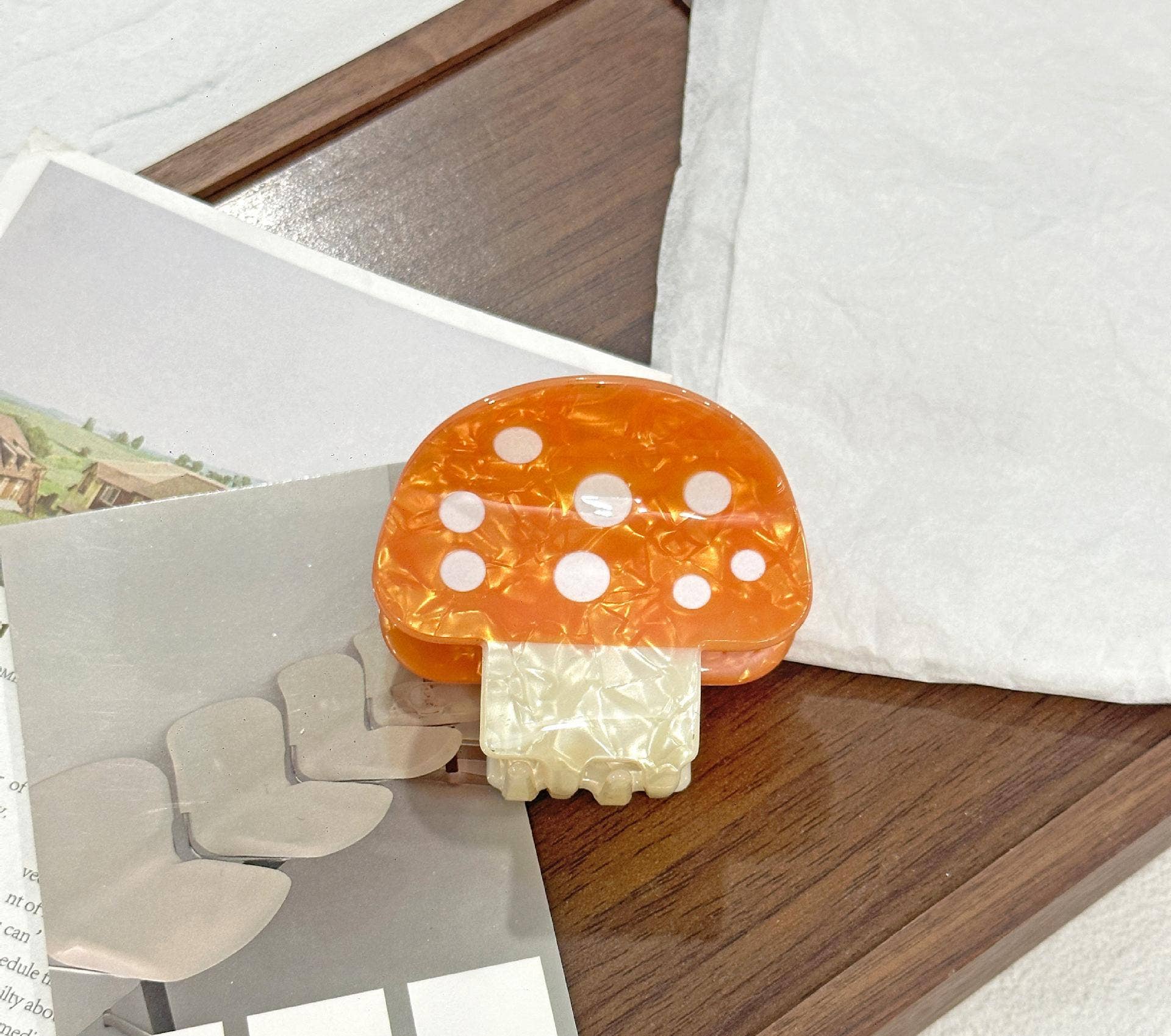 Mushroom Claw Clips