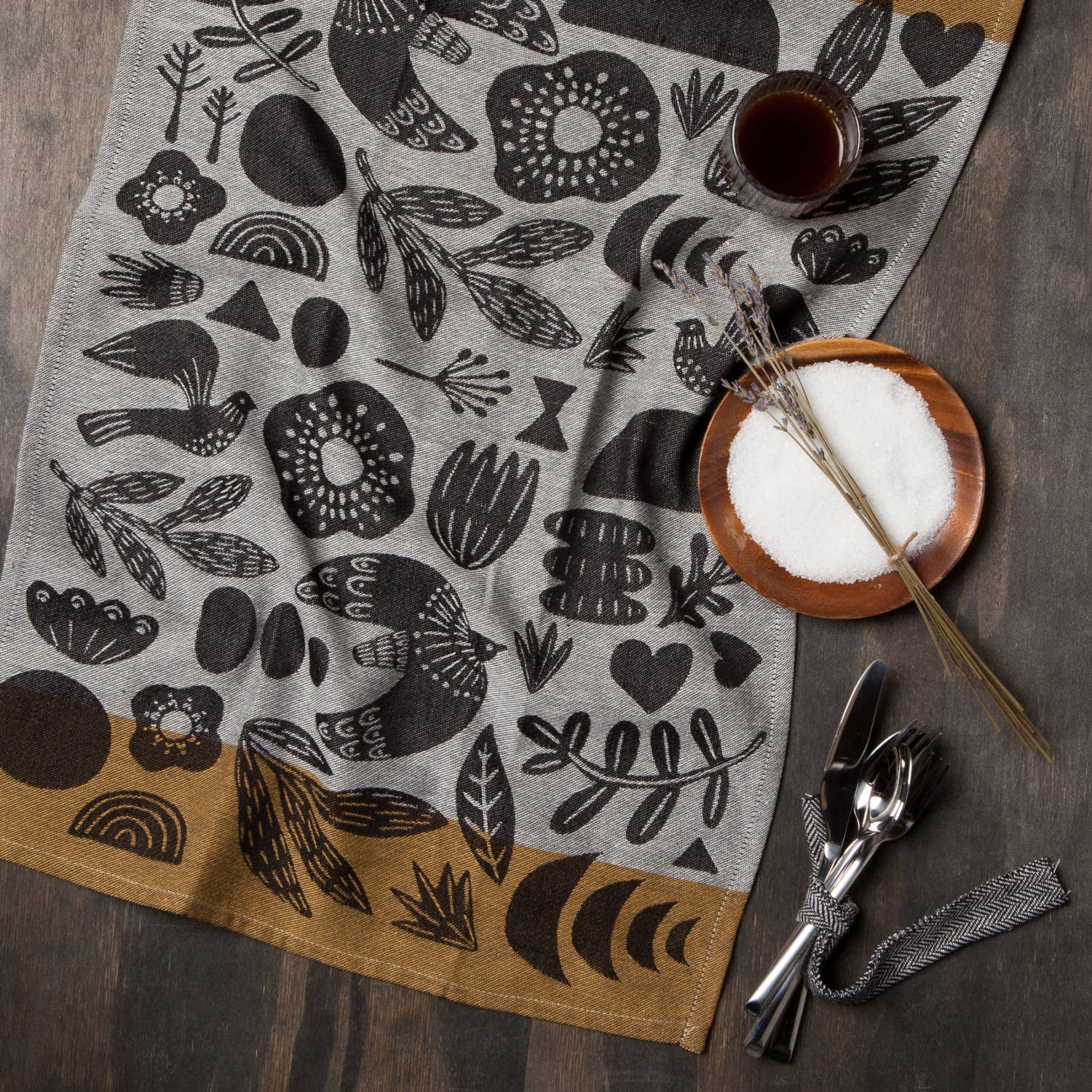 Danica Studio Myth Woven Cotton Jacquard Dishtowe