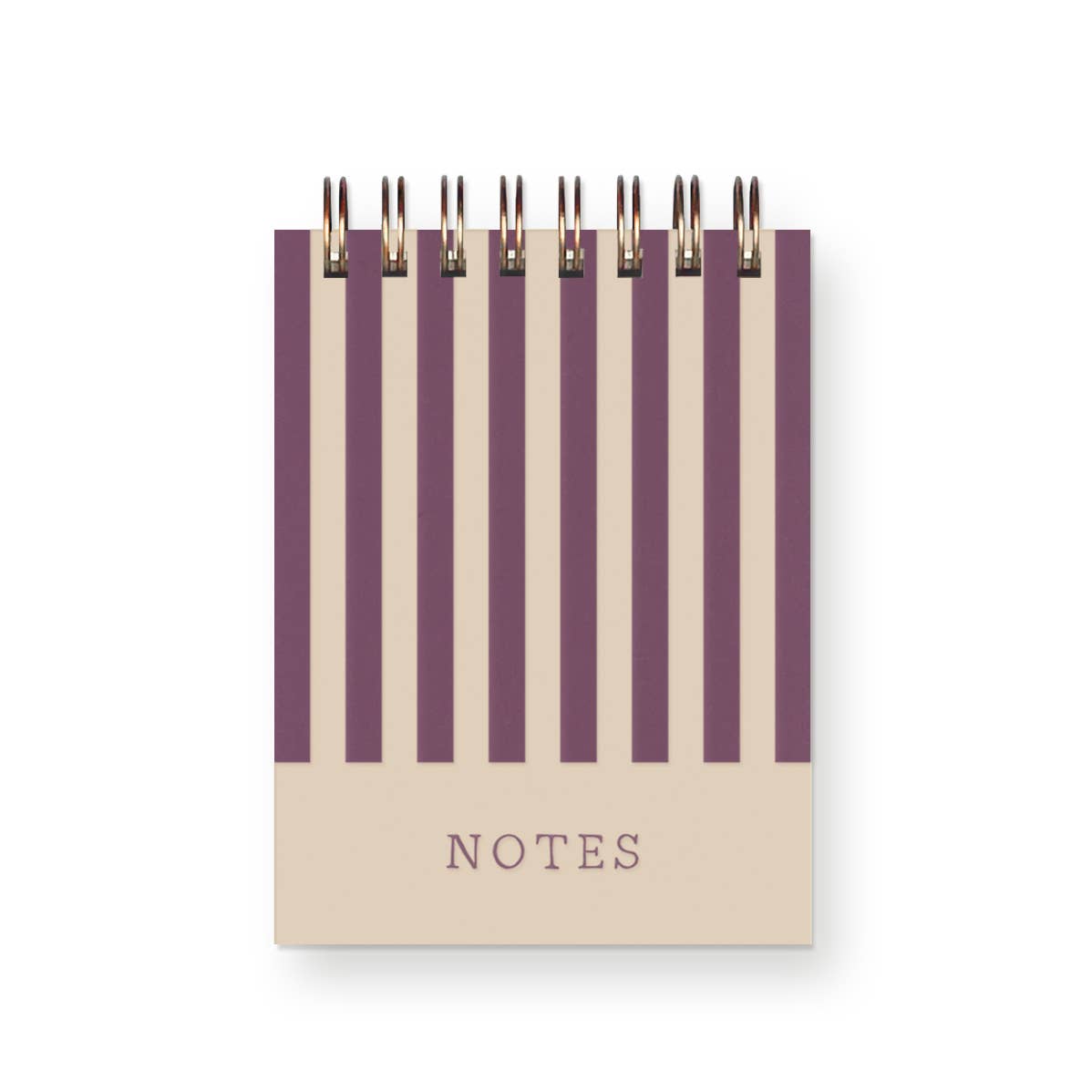 Notes Stripe Mini Jotter Notebook