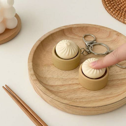 Dumpling Clicker Keyring