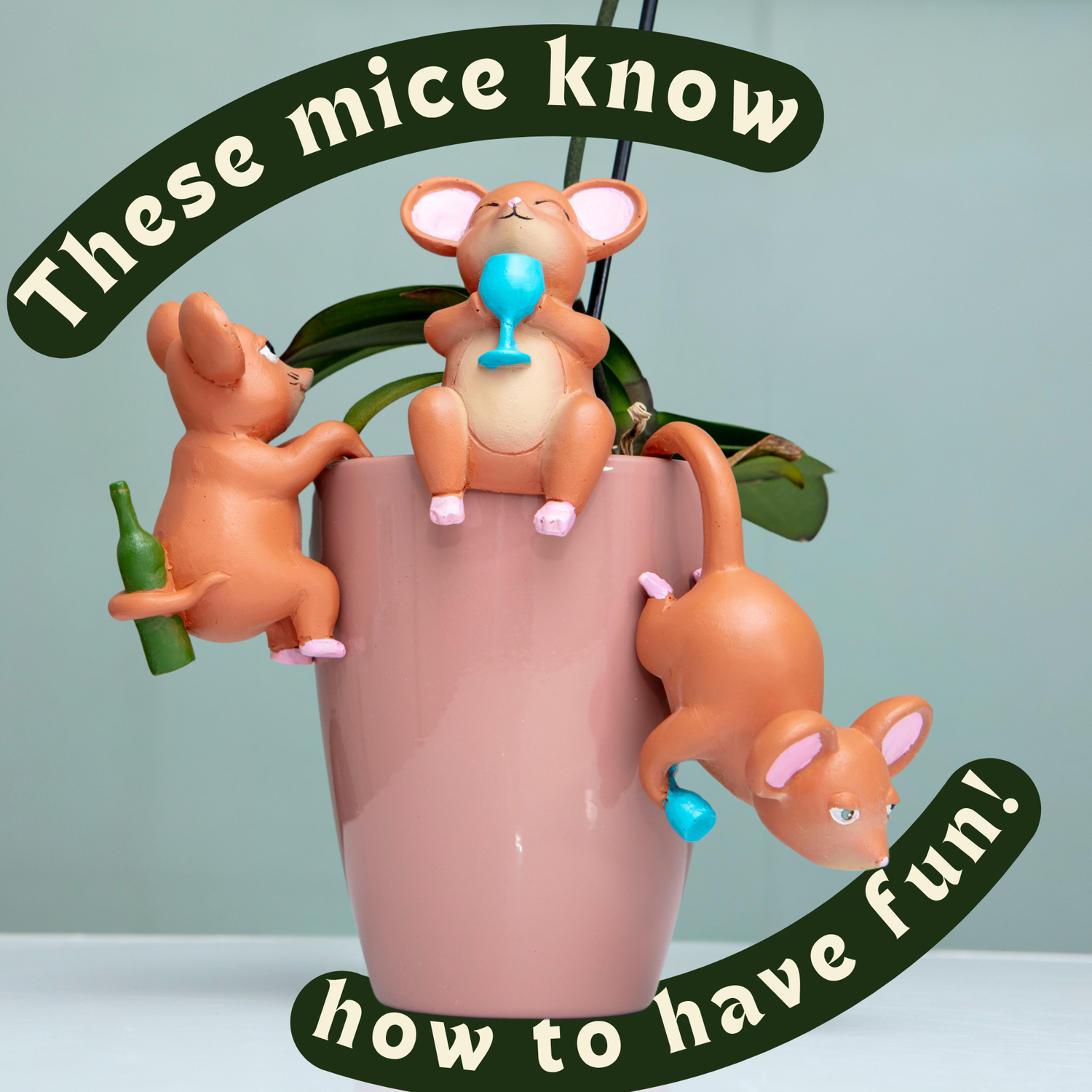 Tipsy Tails Plant Pot Hangers