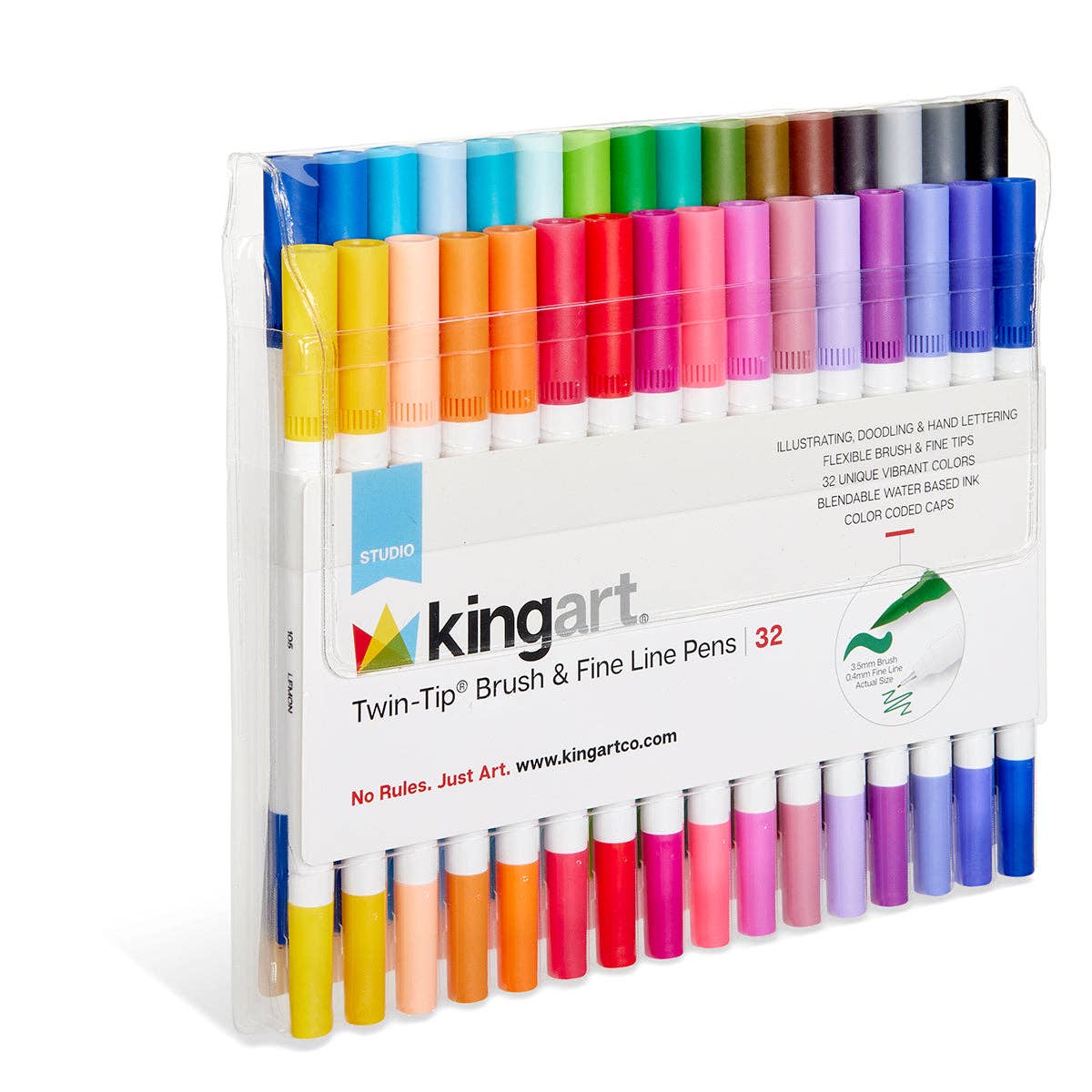 Brush &amp; Fine Line Pens (32 Colors)
