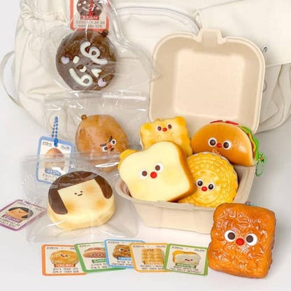 Korean Snack Squishy Keychain Blind Box