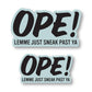 Ope Sticker: Original