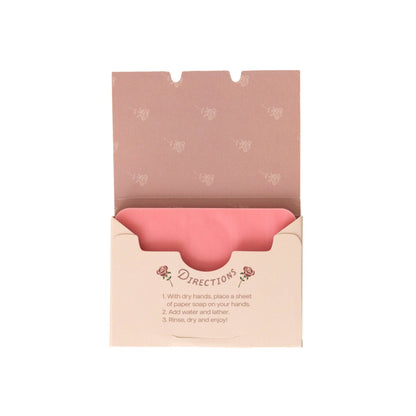 Rose Scent Paper Soap