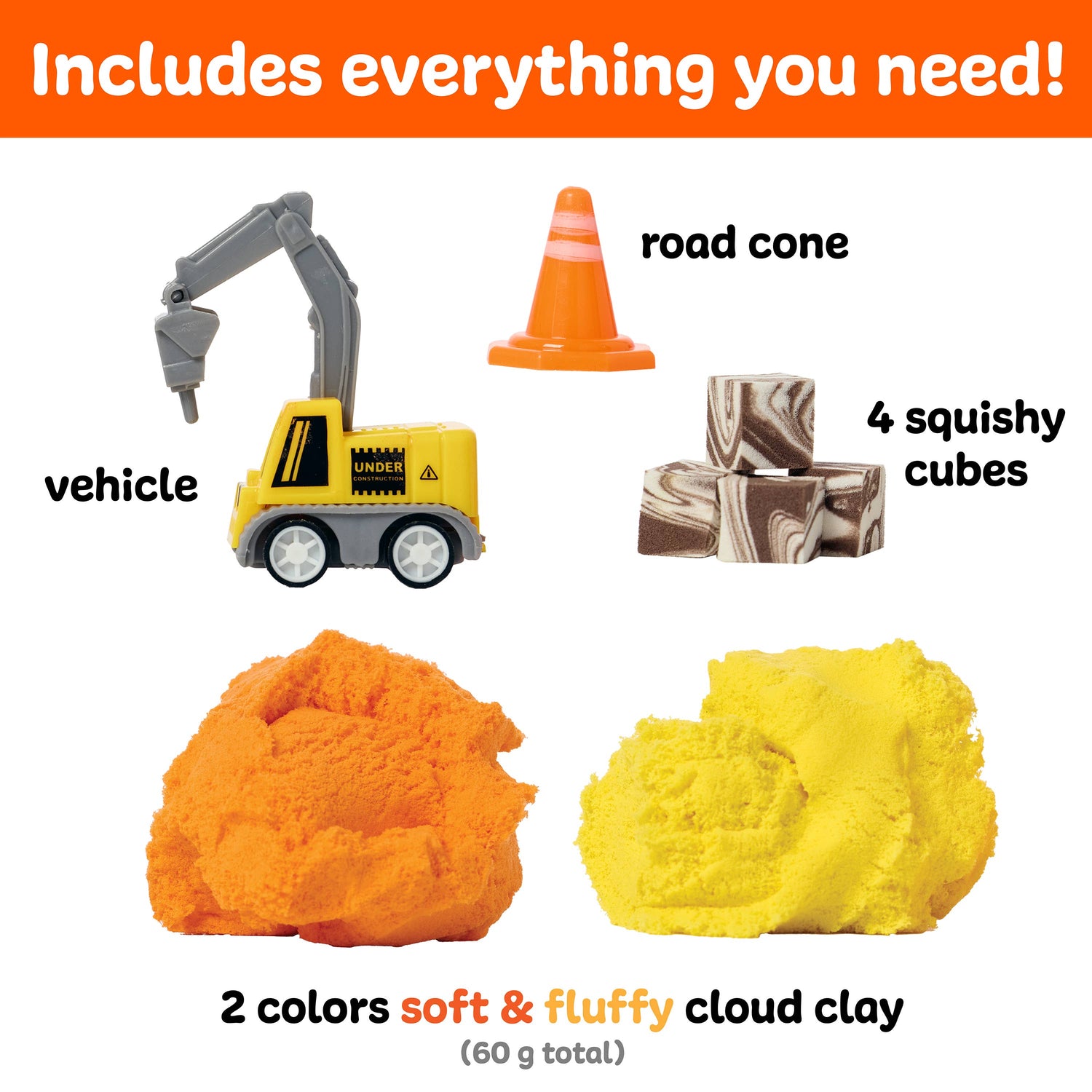 Sensory Cloud Clay: Construction Them