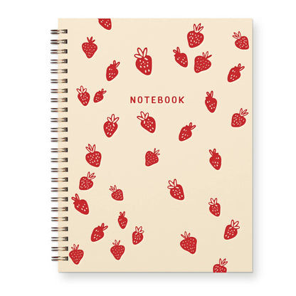 Strawberry Journal: Lined Notebook