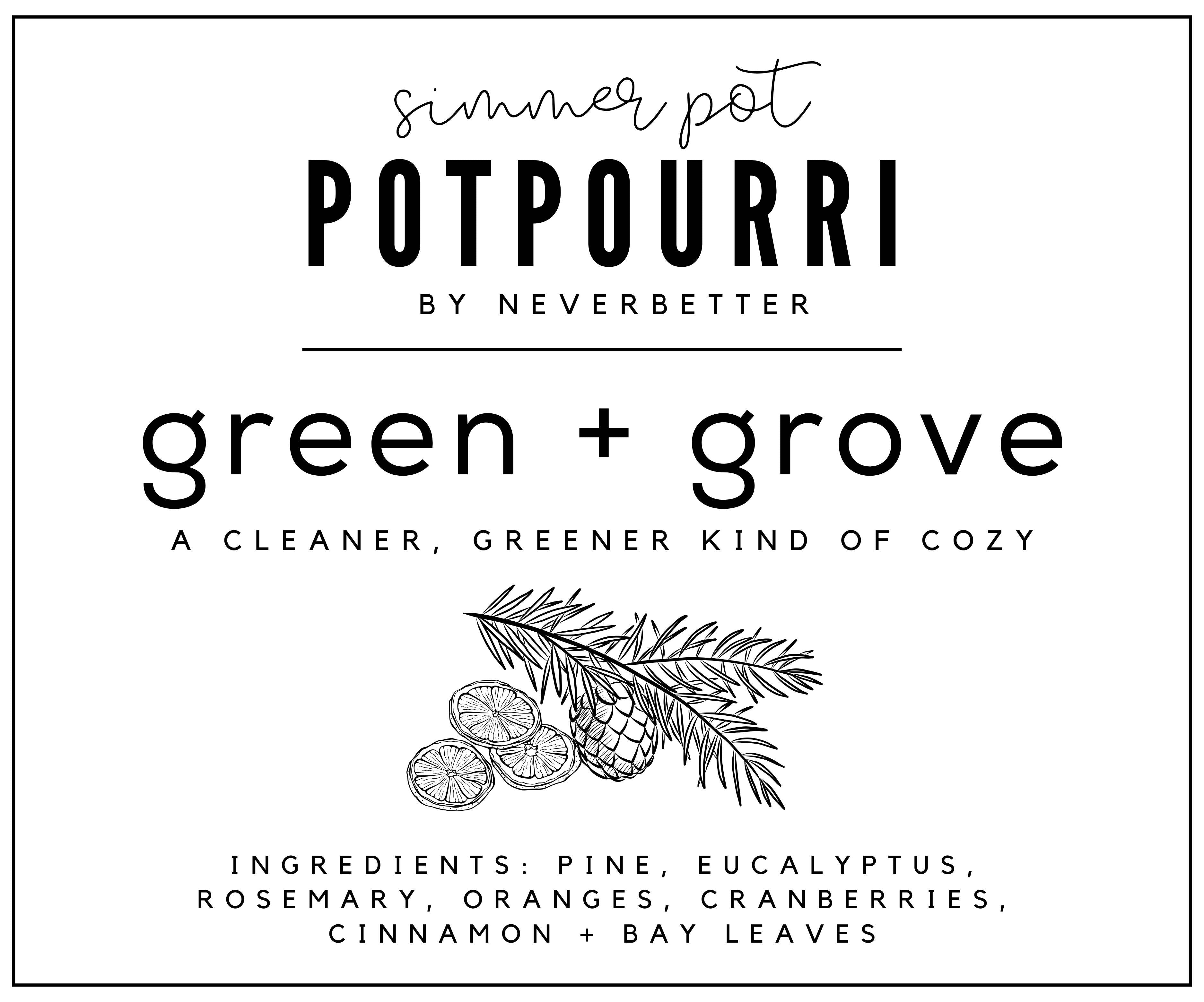 Green + grove Simmer Pot Potpourri