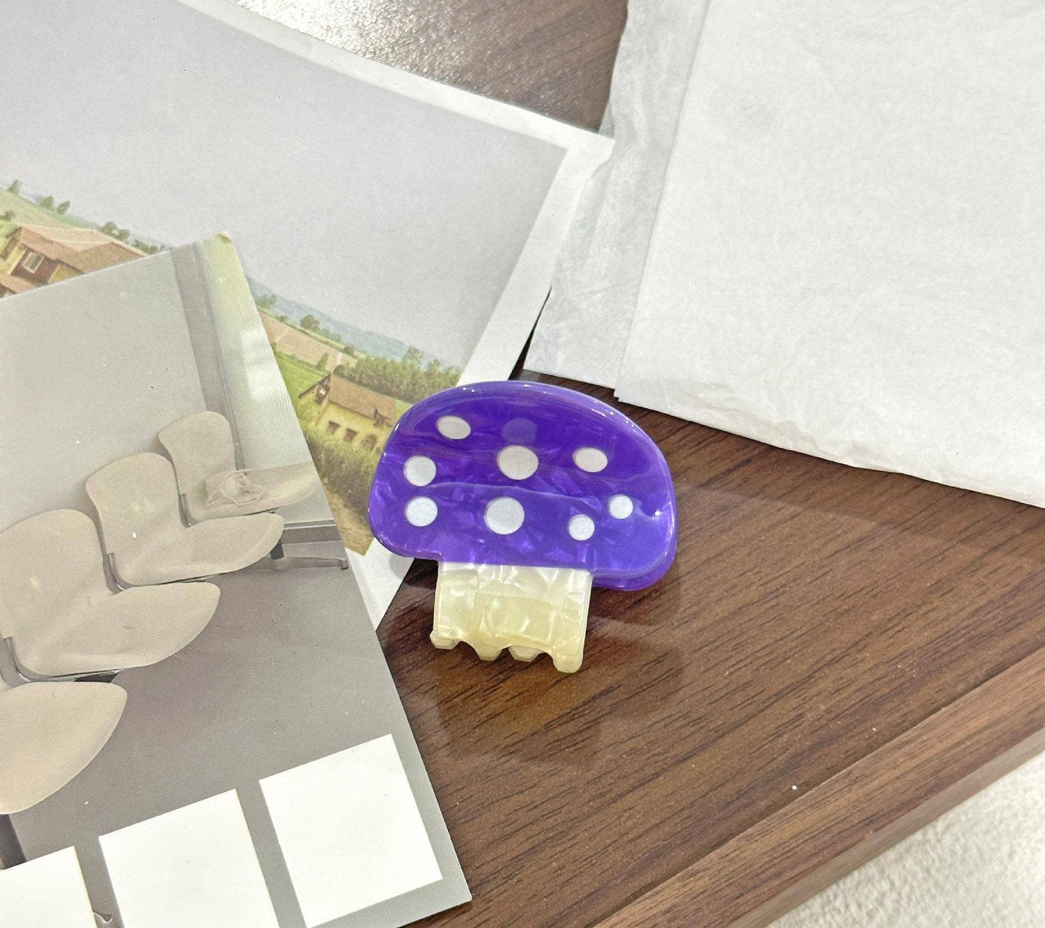 Mushroom Claw Clips