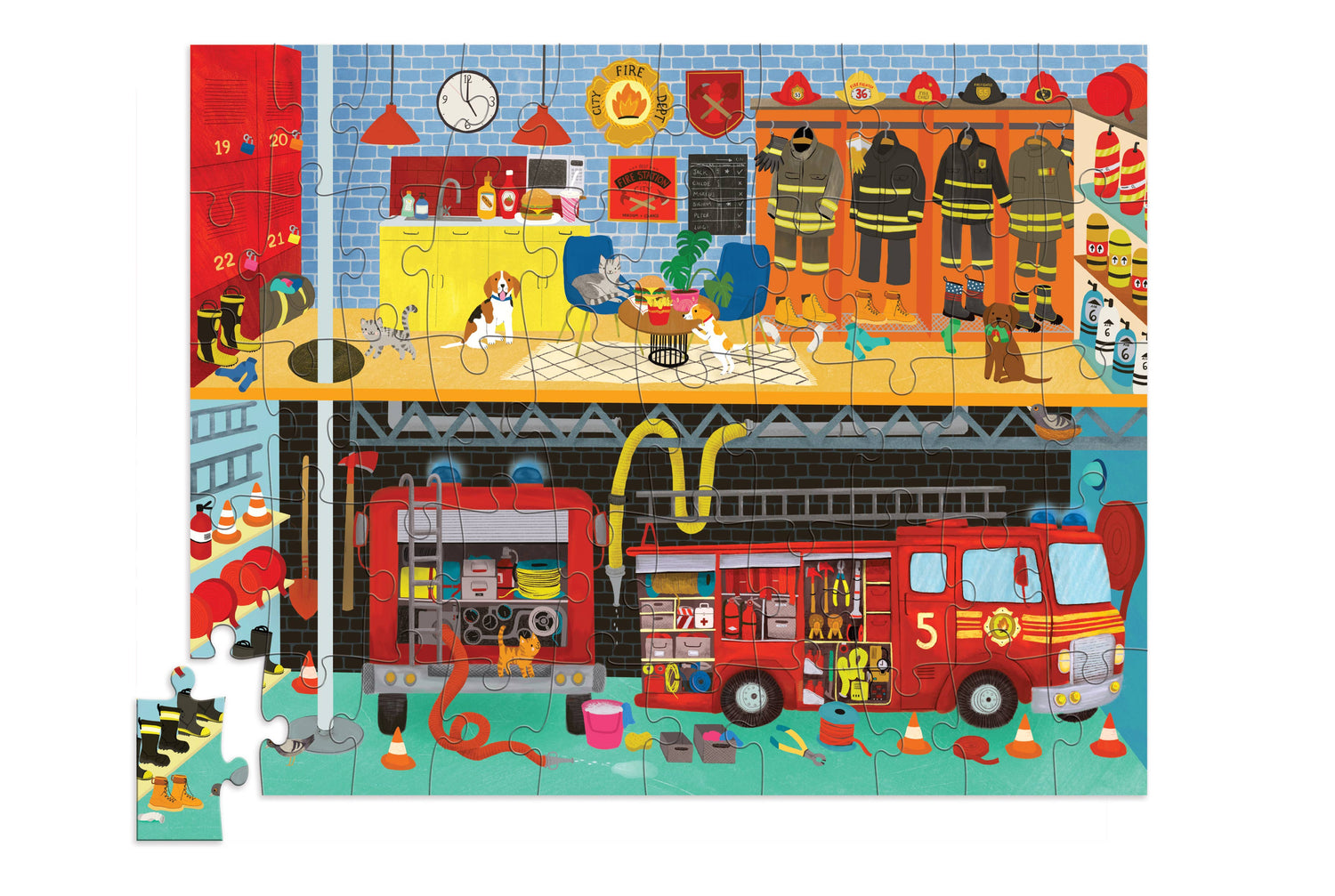 Flat House Puzzle - Fire House