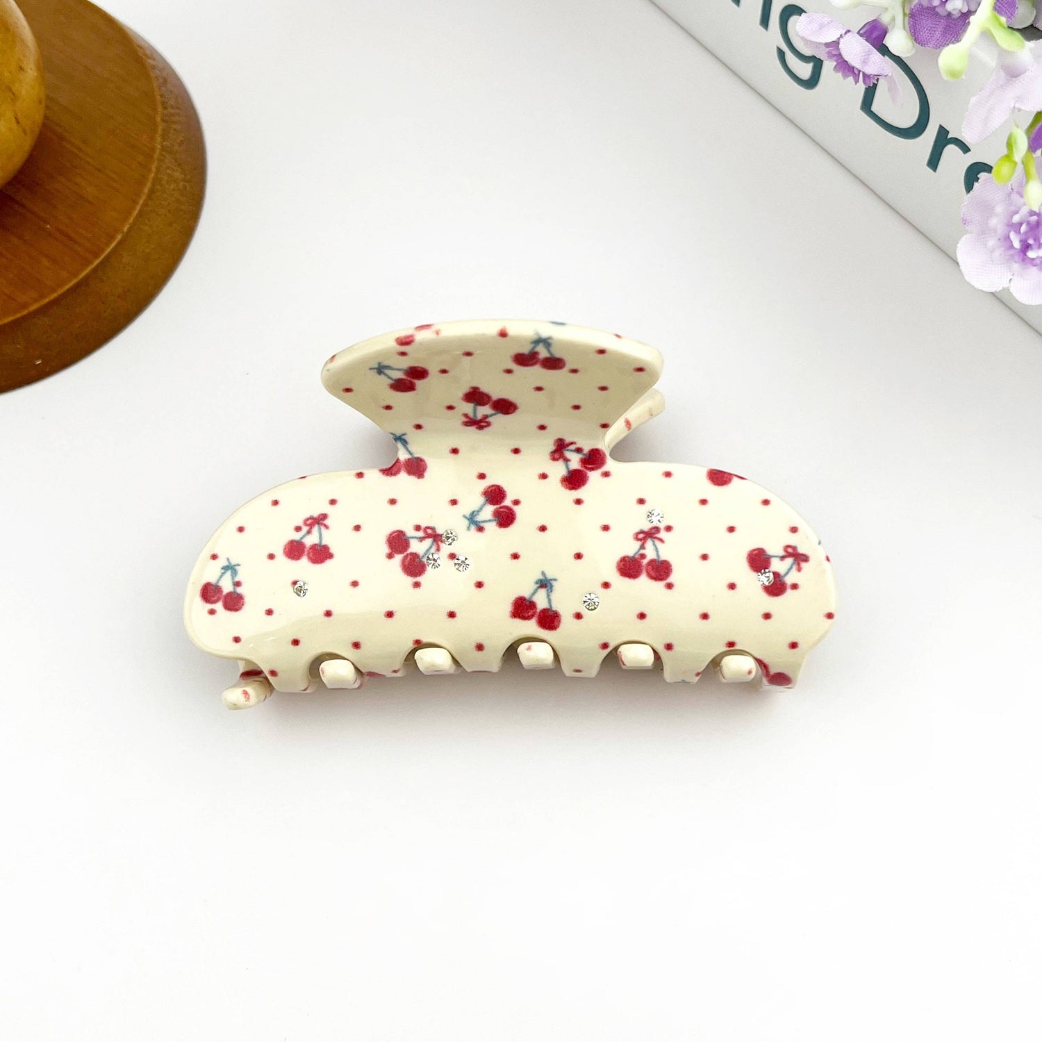 Floral &amp; Fruit Claw Clip