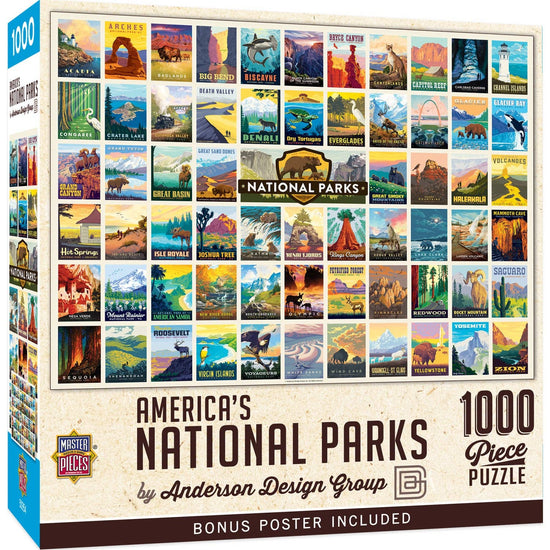 National Parks by Anderson Design Group 1000 Piece Puzzle