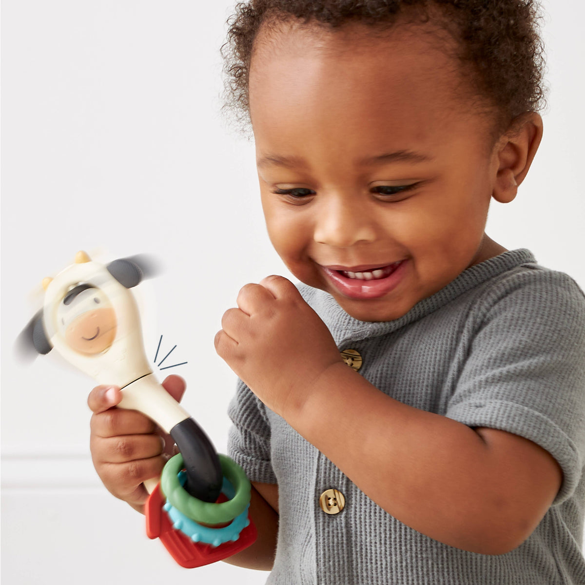 Teething Rattle - Carmen the Cow