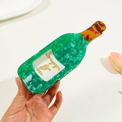 Wine Bottle Claw Clip