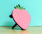Sweet Strawberry Plant Stand - Wood Plant Holder