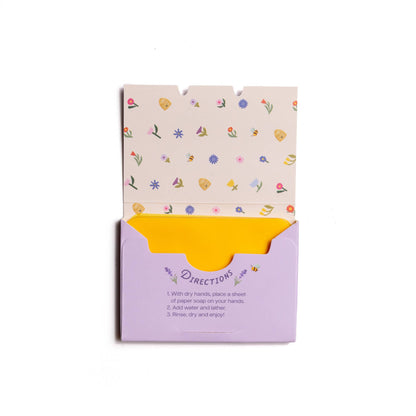 Lavender Honey Scent Paper Soap