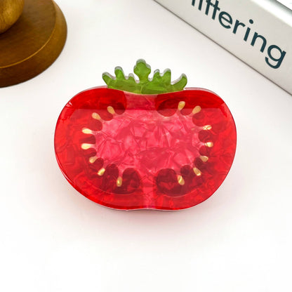 Tomato Slice Claw Clip