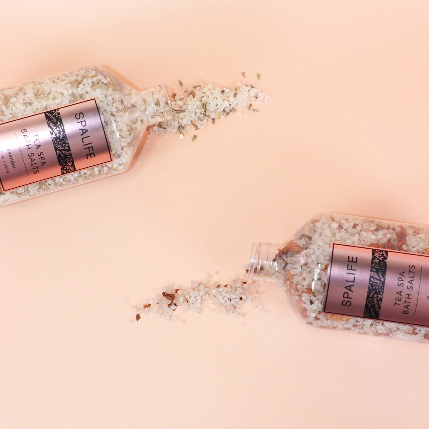Petal-Infused Effervescent Mineral Bath Salts