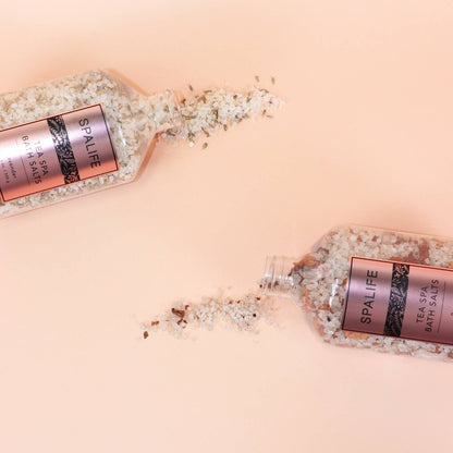 Petal-Infused Effervescent Mineral Bath Salts